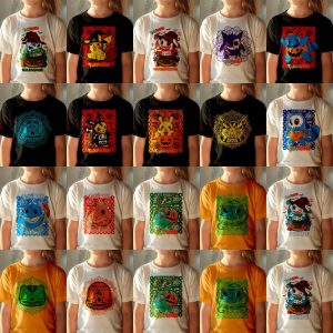 17 Plantillas Playeras Pokeween
