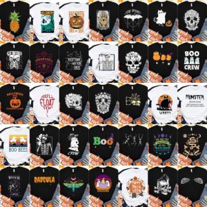 35 Plantillas Playeras Halloween Cute