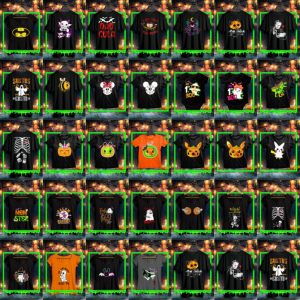 32 Plantillas Playeras Halloween