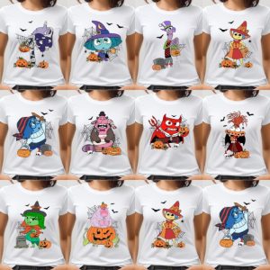 10 Plantillas Playeras de Intensamente en Halloween
