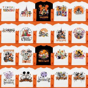 20 Plantillas Playeras Halloween Disney
