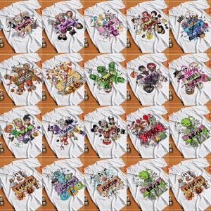 18 Plantillas Playeras Halloween Variado