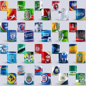 20 Plantillas Tazas de Futbol Mexicano