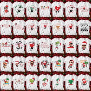 35 Plantillas Playeras Bad Bunny Navidad