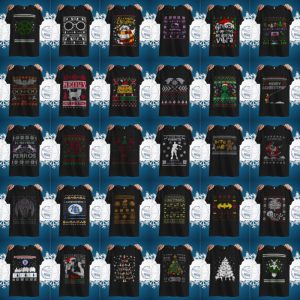 30 Plantillas Playeras Ugly Navidad