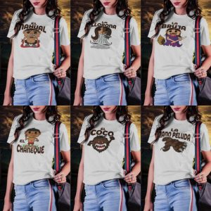 6 Plantillas Playeras de Terror Mexicano