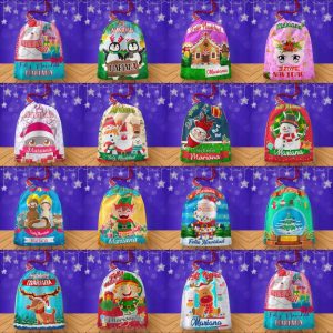 15 Plantillas de Costales Navideños