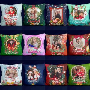 12 Plantillas Cojines Navidad