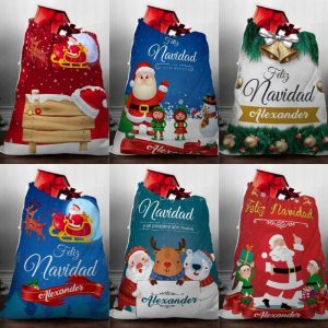 6 Plantillas Costalitos Navideños