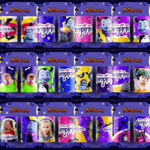 12 Plantillas Tazas de Vampirina en Halloween
