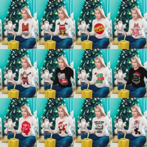12 Plantillas Playeras Merry Christmas