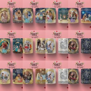 10 Plantillas Tazas Nacimiento de Jesus