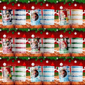 8 Plantillas Tazas Calendario Foto 2024