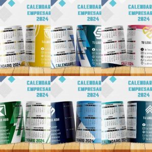 6 Plantillas Tazas Calendario Empresarial 2024
