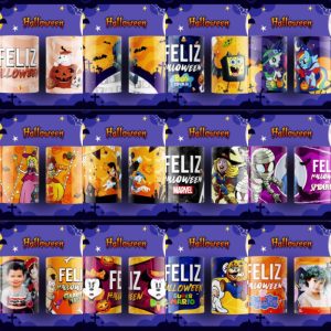 12 Plantillas Tazas de Feliz Halloween
