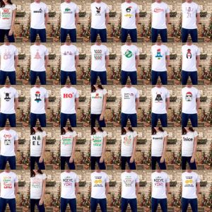 33 Plantillas Playeras de Navidad para Adultos