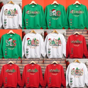 12 Plantillas Playeras Navidad Famila