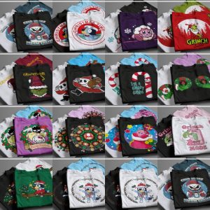 14 Plantillas Playeras con Personajes en Navidad