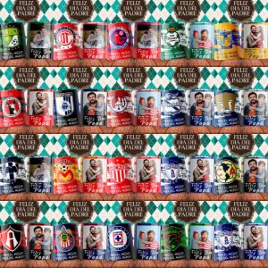 19 Plantillas Tazas Día del Padre Futbol Mexicano