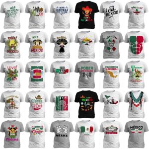 30 Plantillas Playeras de Fiestas Patrias MX