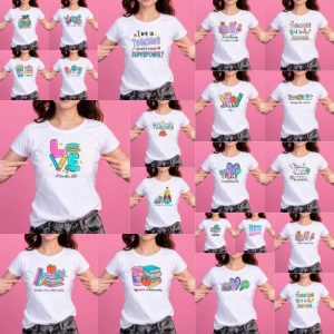 21 Plantillas Playeras Teacher Day
