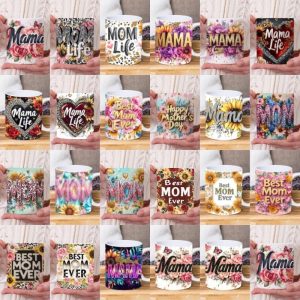 22 Plantillas Tazas Mom Life