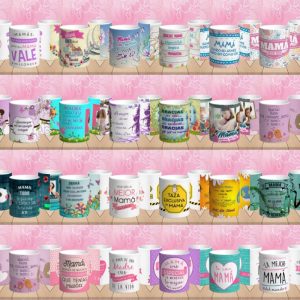 24 Plantillas Tazas Madre Solo Tu