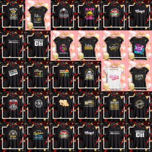 26 Plantillas Playeras Cumpleaños