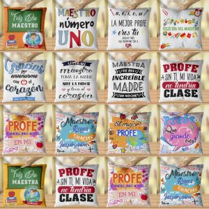 14 Plantillas Cojines Profesores