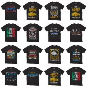 13 Plantillas Playeras Abuelo Increíble