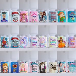 12 Plantillas Tazas Cumpleaños Variadas
