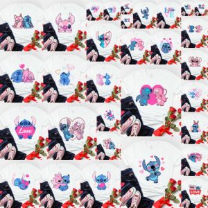 31 Plantillas Playeras Stitch con Amor