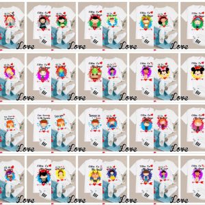 15 Plantillas Playeras San Valentin Duo Infantil