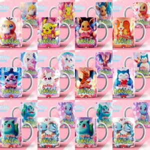 10 Plantillas Tazas Pokelove