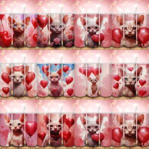 12 Plantillas Tumblers Cat Valentine