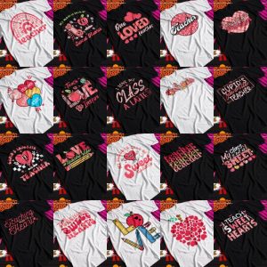 20 Plantillas Playeras San Valentin Maestras