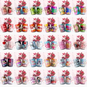 30 Plantillas Tazas San Valentin Enamorados