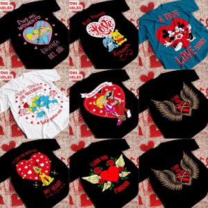 8 Plantillas Playeras Caricaturas My Heart