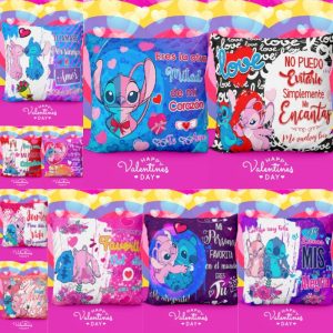 10 Plantillas Cojin Stitch Enamorado