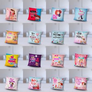 16 Plantillas Cojines Amor y Amistad