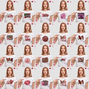 18 Plantillas Playeras Abrazos y Besos