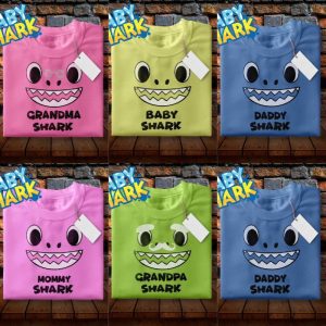 5 Plantillas Playeras Baby Shark