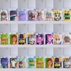 10 Plantillas Tazas Feliz Cumpleaños