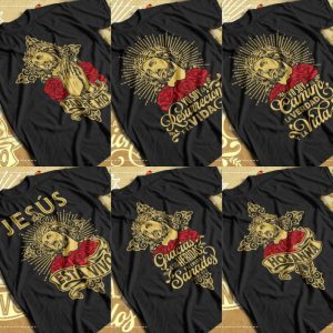 6 Plantillas Playeras Jesús Semana Santa