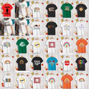 25 Plantillas Tshirt Día del Maestro