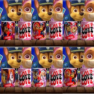 5 Plantillas Tazas Paw Patrol Love