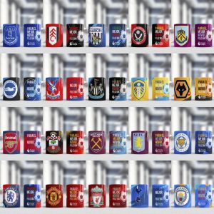 20 Plantillas Tazas Premier League Novios