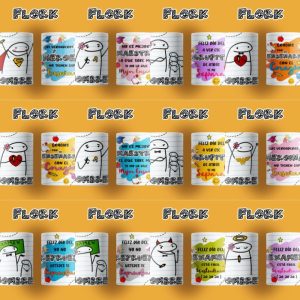 12 Plantillas Tazas Flork Maestros