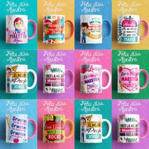 10 Plantillas Tazas Maestros