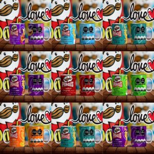7 Plantillas Tazas Pringles Amor